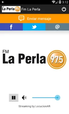 Fm La Perla android App screenshot 1